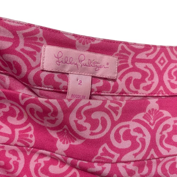 Lilly Pulitzer 2 Pink Short Sleeve‎ Dress - Picture 2 of 7